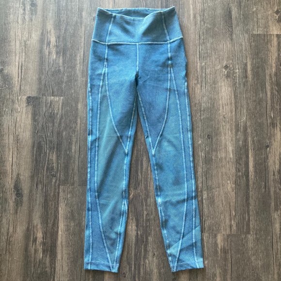 Lululemon Ribbed Moto Style Leggings, Size 2, Petite Friendly, Lightly Used - Picture 1 of 4